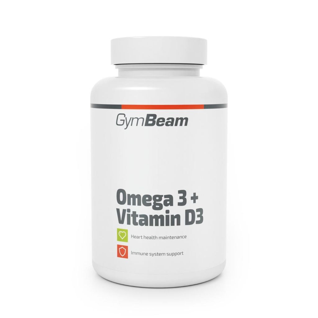 GymBeam - Omega 3 + Witamina D3 90 kapsułek Zdjęcie produktu 