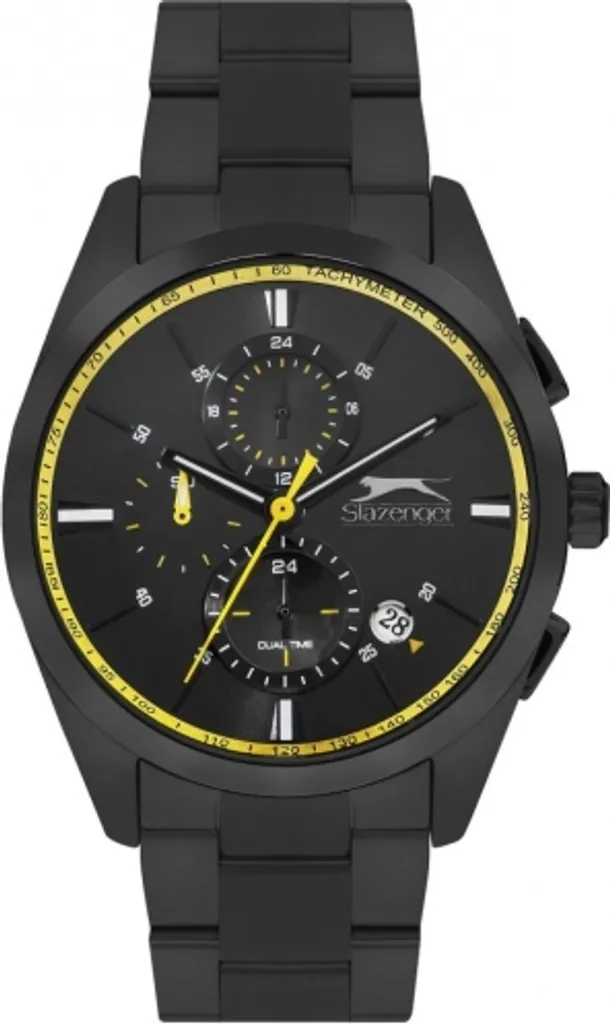 Montre Noire Homme Slazenger SL.09.2215.2.05 - Look Fashion Tout en Noir