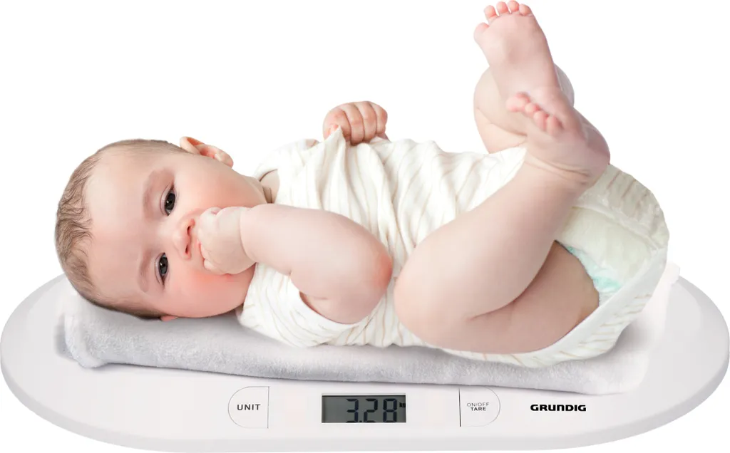 Pèse-bébé électronique haute précision Grundig 20kg avec affichage LED