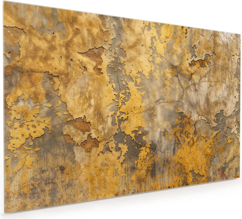 Küchenrückwand Spritzschutz Glas mit Motiv Verwitterte Wand 40 x 40 cm