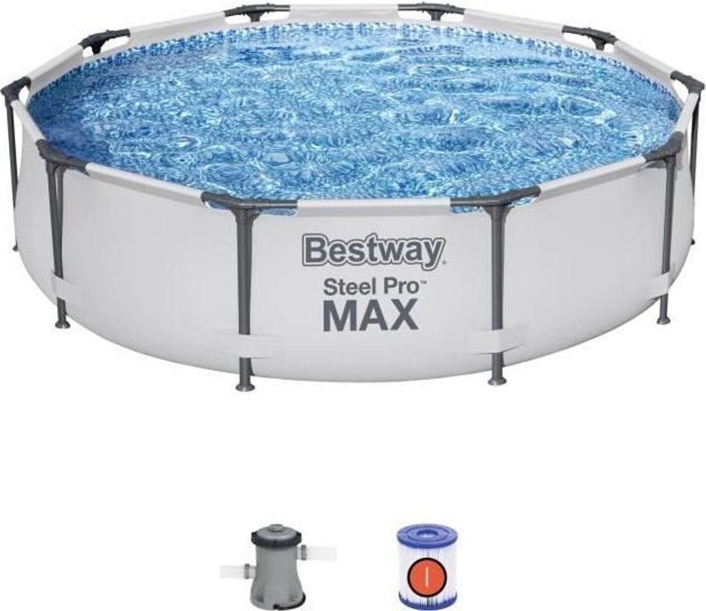 Piscina fuori terra tubolare Bestway Steel Pro Max, 305 x Immagine del prodotto 