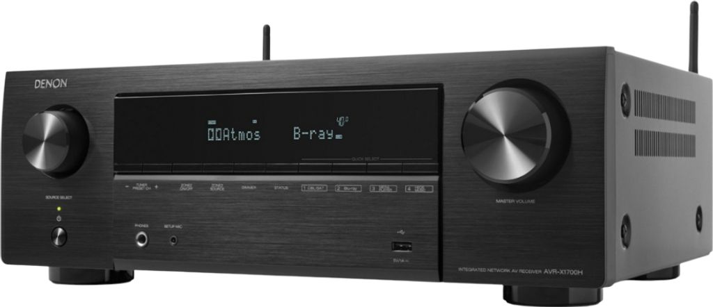Denon avr-x1700h schwarz av receiver 7.2ch / 145w / 8k Produktbild 2
