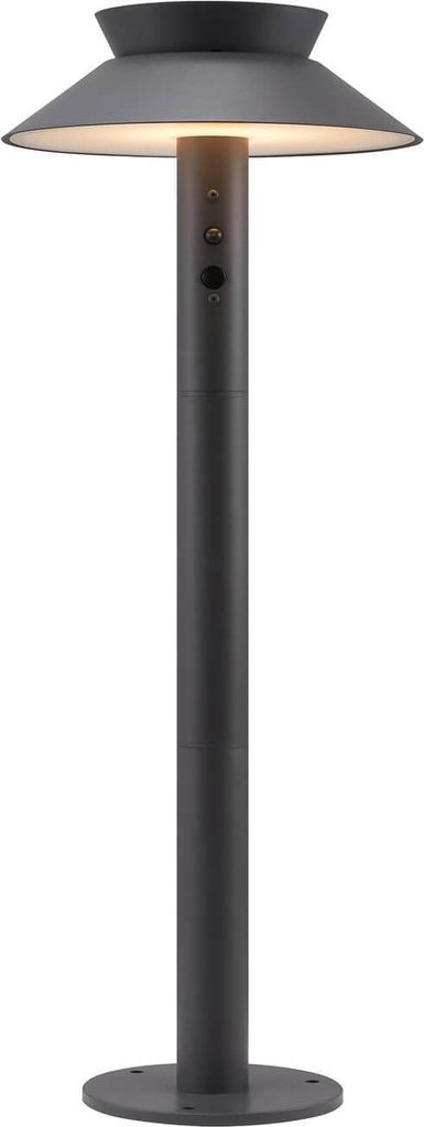 Nordlux JUSTINA Solar LED Aussen-Pollerleuchte Warmweiss 5W Anthrazit IP44 2418098050