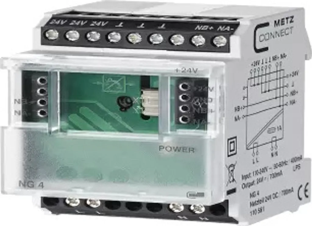 Bloc d'alimentation METZ CONNECT NG4 C18 HS 24V 110561 rail DIN