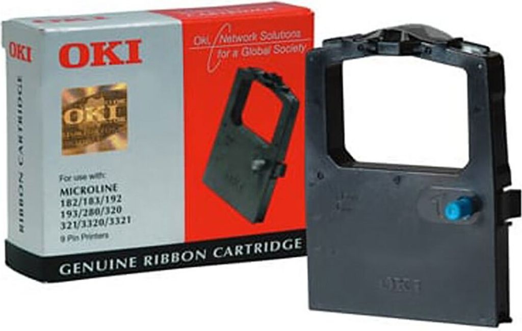 OKI Ribbon Black for Microline ML182/280/3320/3321, Produktbild 