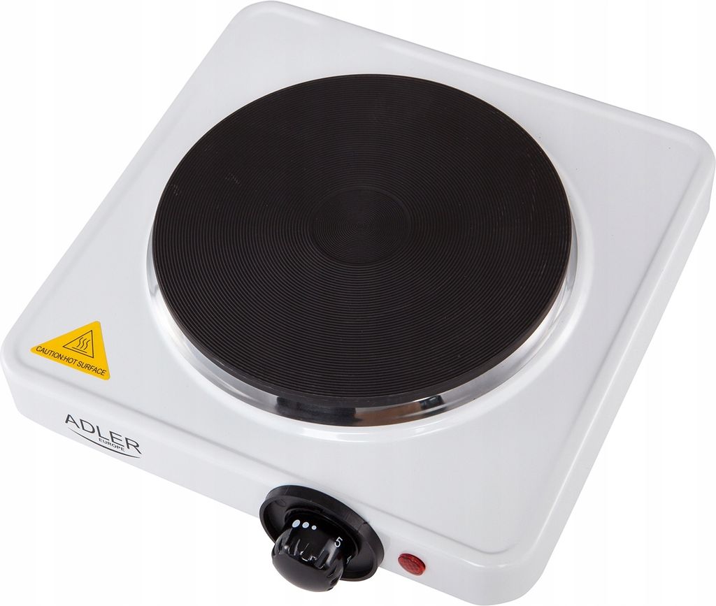 Adler AD 6503 Elektroherd-Einzelkochplatte 1500W, weiß Produktbild 7