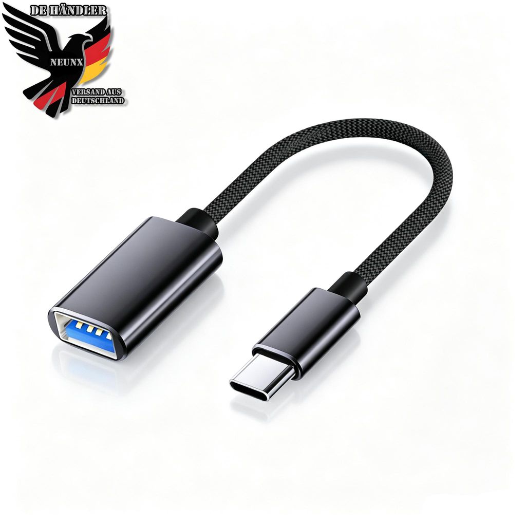 OTG USB-C auf USB 3.0 Adapter, Typ-C Stecker auf USB-A Produktbild 