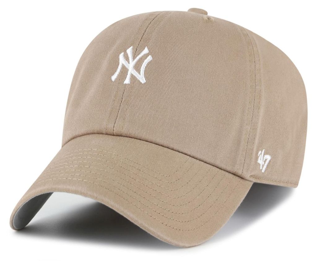 47 Brand Snapback Cap - BASE RUNNER New York Yankees taupe