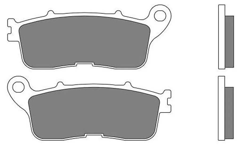 Sécurité et Freinage Arrière Fiable pour Honda avec Brembo 07HO60SP Sinter