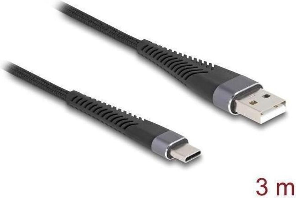 DELOCK USB 2.0 Kabel USB Typ-A St > USB Typ-C St 3m