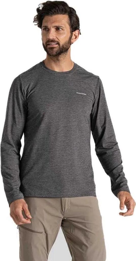 Craghoppers Nosilife Abel Langarm-t-shirt Grau 2XL Herren Grau 2XL