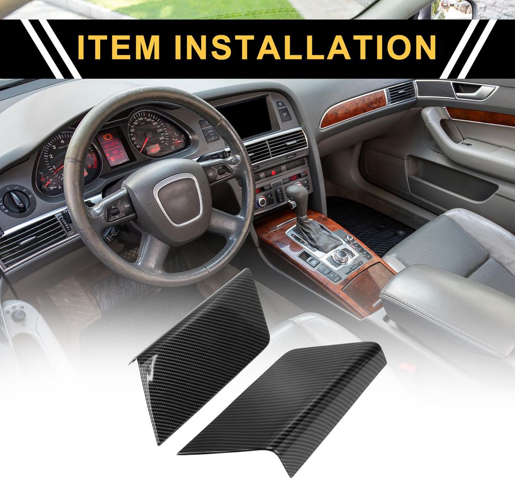 1 Paar Innen Türgriff Blende Abdeckung Verkleidungen Türverkleidungsgriffe Abdeckung Trim Cover für Ford F-150 2021-2024 ABS Carbonfaser Muster ...