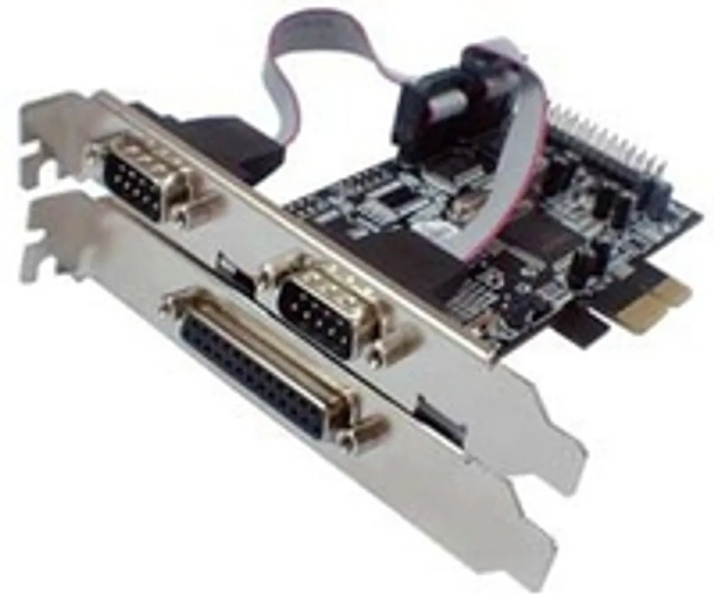 Scheda PCIe Longshine LCS-6322M 2 Porte Seriali + 1 Parallela Retail - 1
