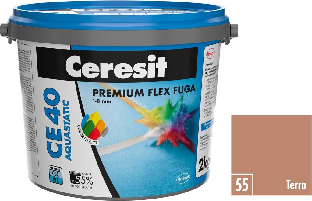 Ceresit Spárovací hmota CE 40 terra, 2 kg Obrázek produktu 