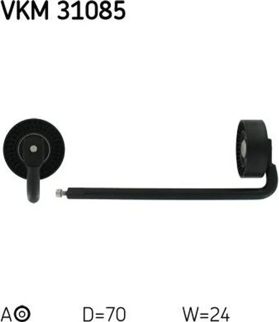 SKF VKM 31085 Rouleau Tendeur de Courroie pour Fabia et Lupo