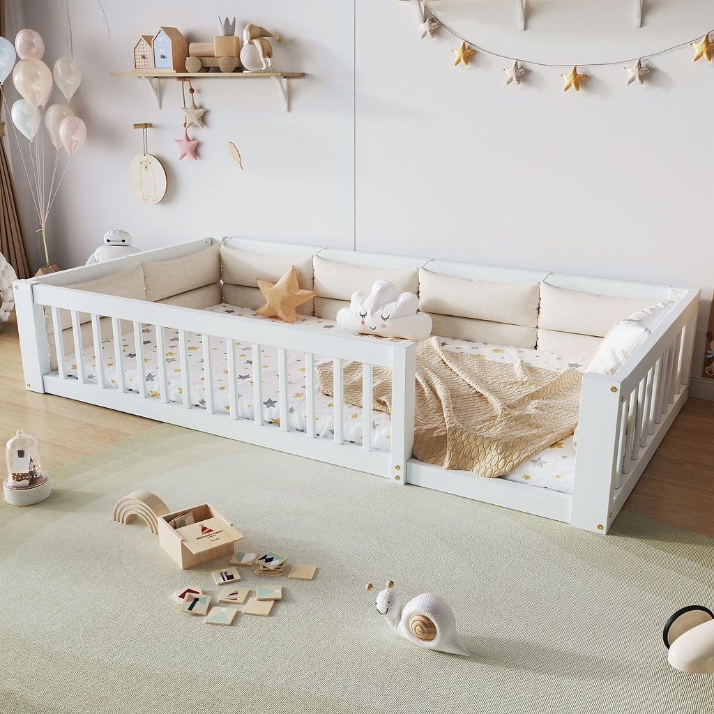 Flieks Kinderbett 90x200cm mit Lattenrost und Produktbild 