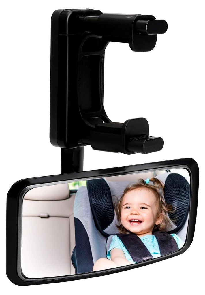 Rücksitzspiegel für Babys, 360° drehbarer Autospiegel für die Rückbank