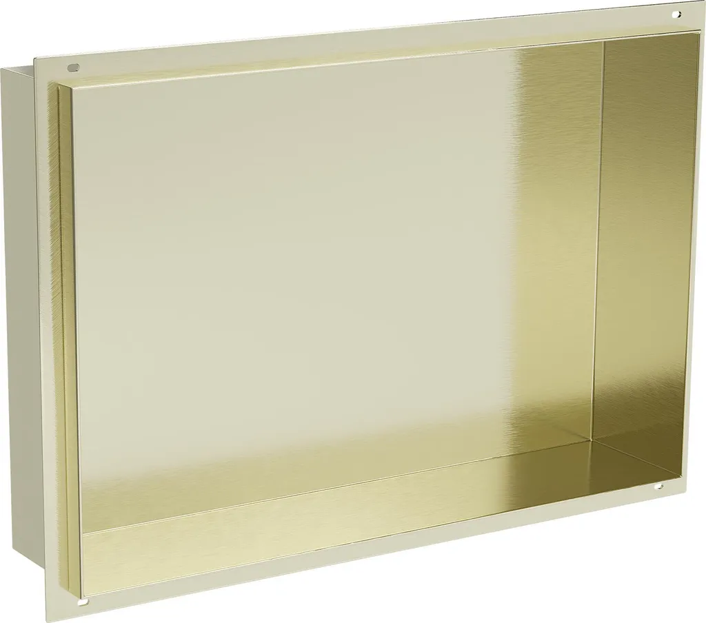 Mensola Doccia Incasso 45x30 Oro Mexen X-Wall-NR Acciaio Inox 304