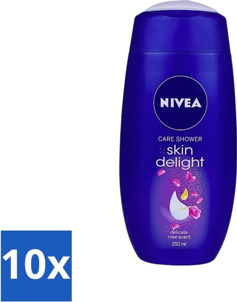 Nivea Rosa Delicata 10 Pezzi - La Carezza Quotidiana per la Tua Pelle