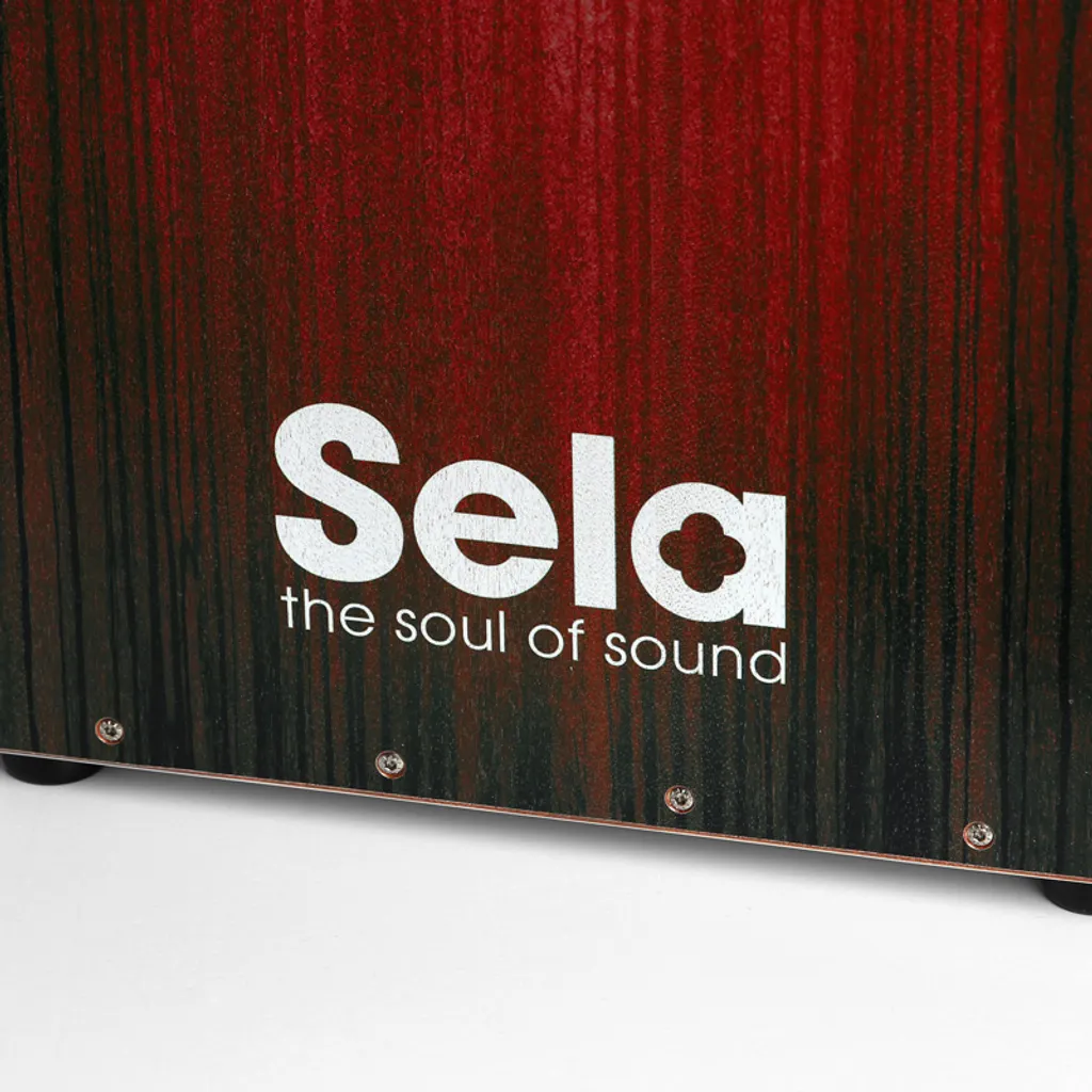 Cajon Sela Miscellaneous Rouge - Instrument de Percussion Professionnel
