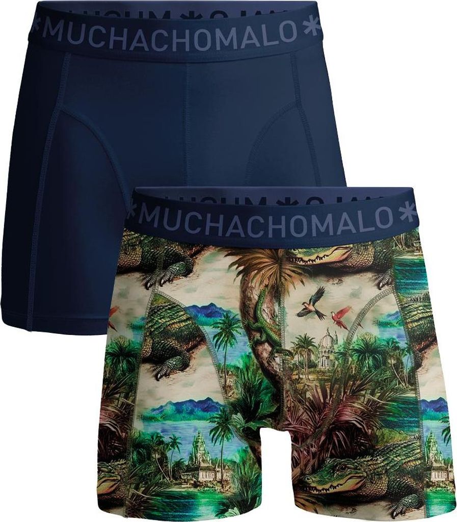 Muchachomalo Herren Boxershorts – 2er Pack – Baumwolle Stretch – Bequeme Unterwäsche – Größe 7XL - U-OUTLT1010-319