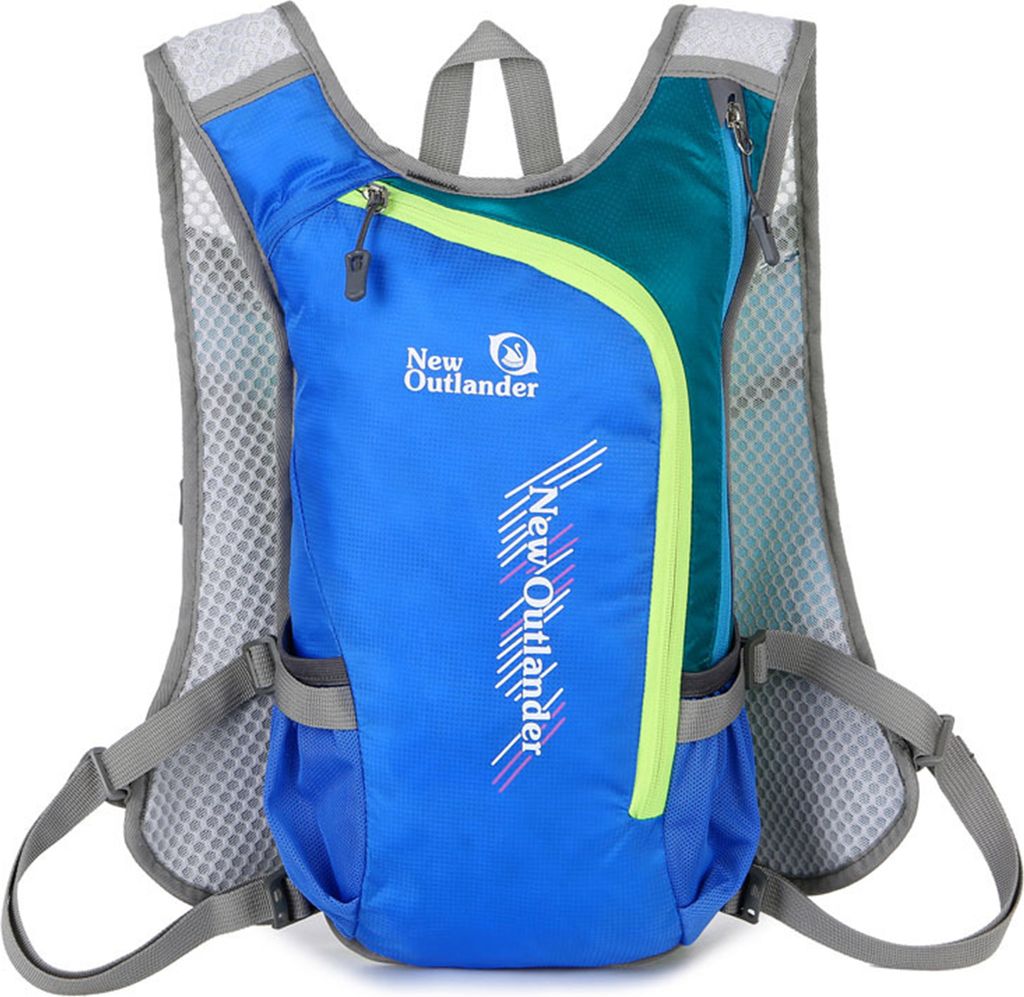 Atmungsaktiver Trinkrucksack aus Nylon mit reflektierender Wasserblase zum Wandern, Laufen, Radfahren