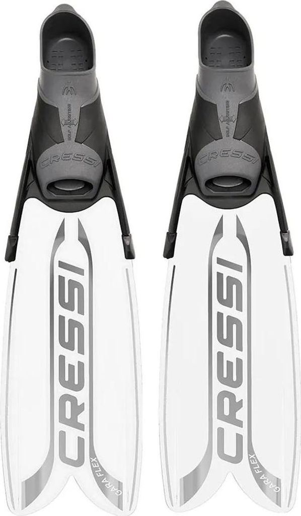 Cressi Gara Turbo Flex Freitauchflossen Weiß EU 44-45 Weiß EU 44-45