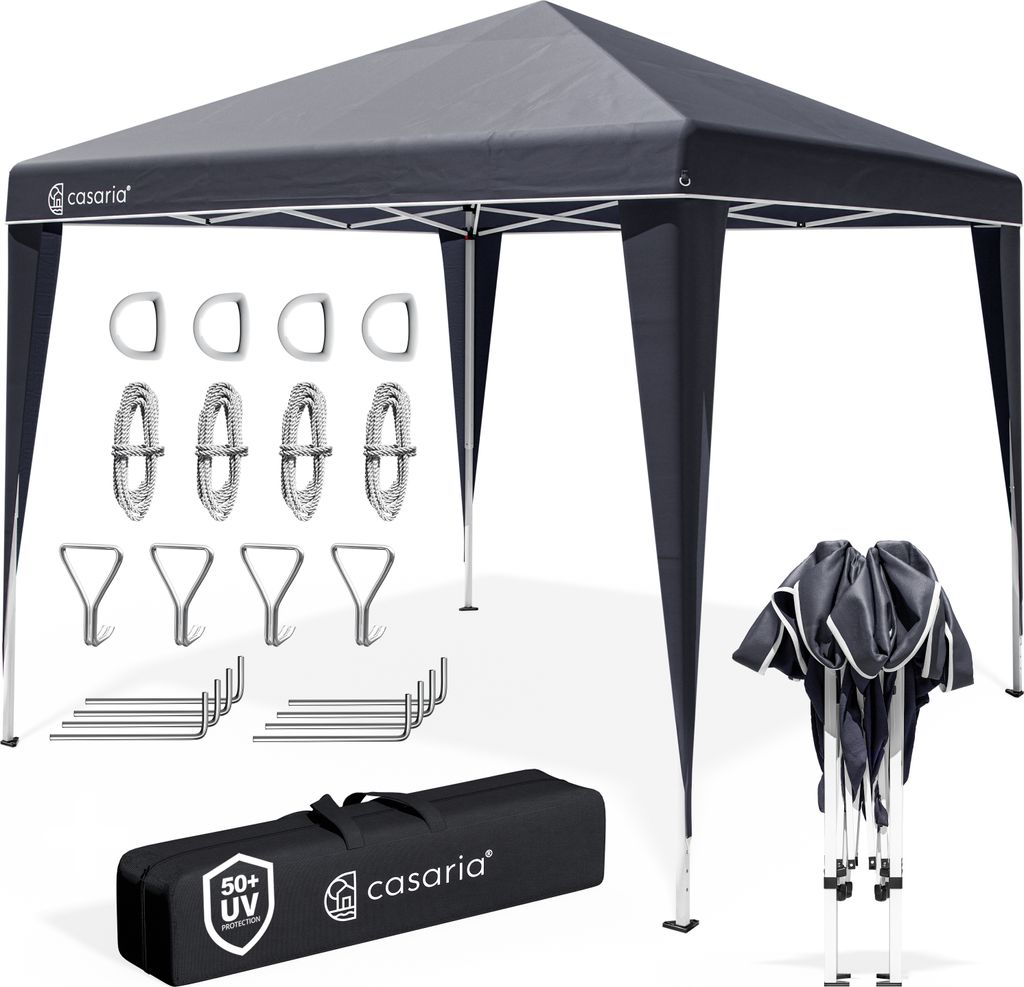 CASARIA® Gazebo da Giardino Capri 3x3m Pop-Up Protezione Immagine del prodotto 