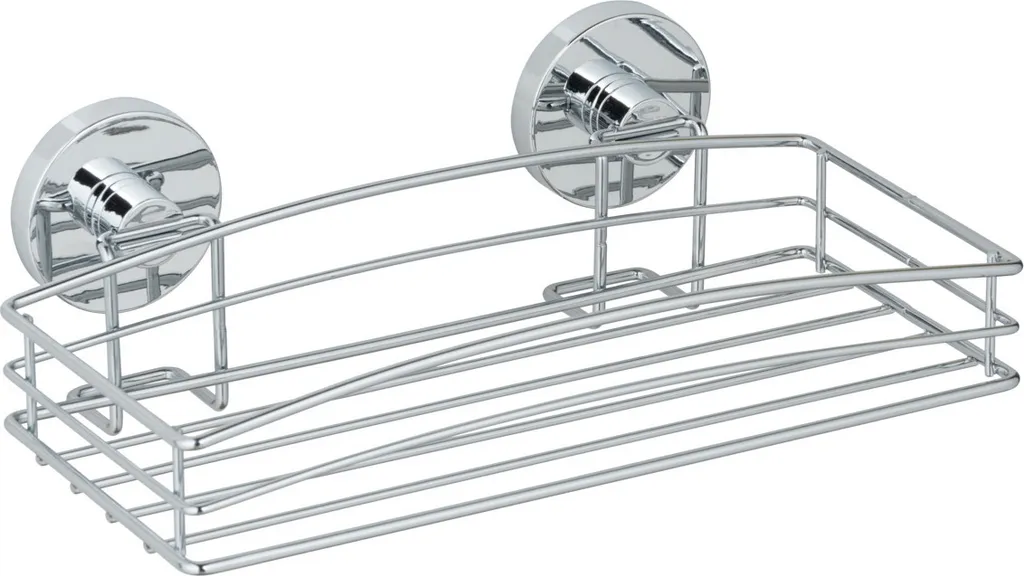 WENKO Étagère Murale de Douche sans Perçage - Rangement Salle de Bain