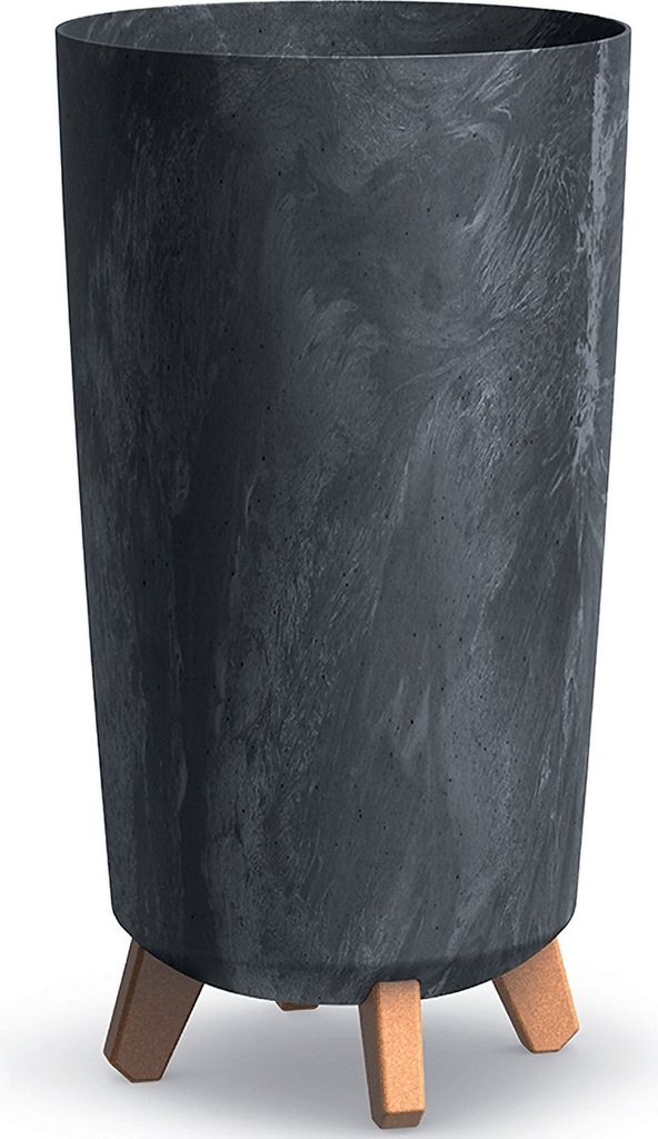 nabbi Jardinière en plastique sur pieds DGTL240E 23,9 cm - Image du produit 
