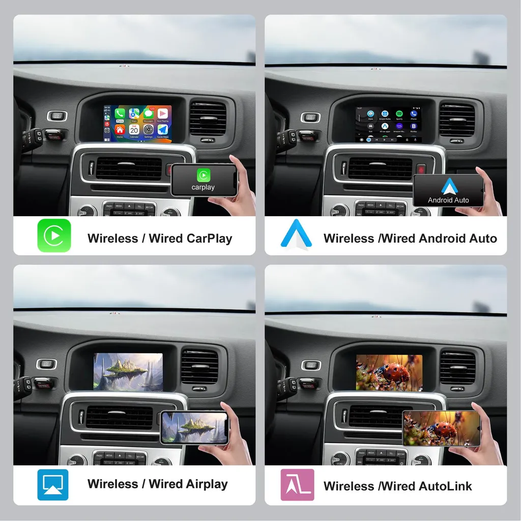 Module de navigation Android Auto avec affichage caméra de recul