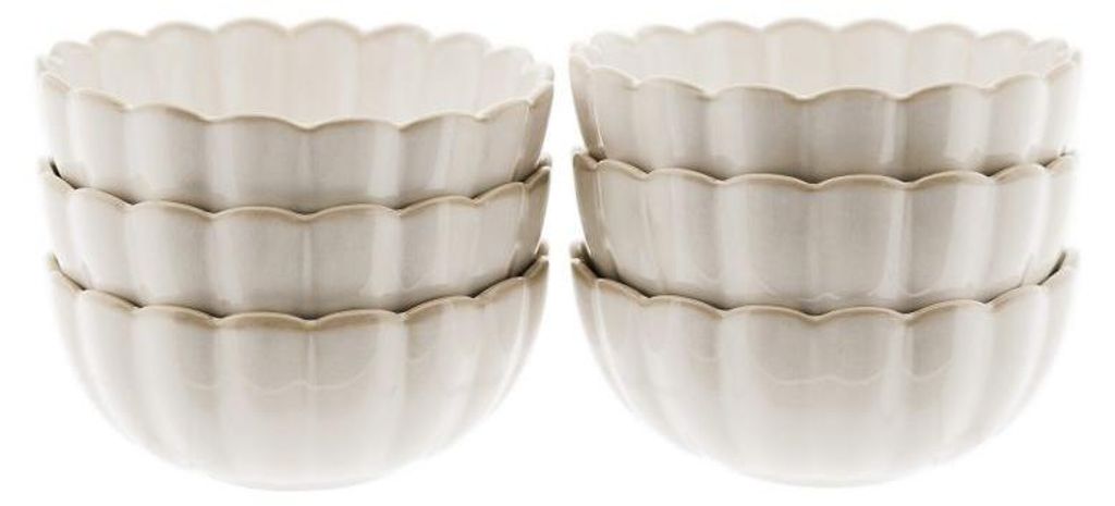 Bloomy 6er-Set Suppenschalen aus hochwertigem Porzellan - Produktbild 