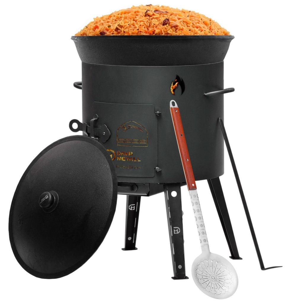 Kazan 22 L mit Utschak Feuerofen Ø44 cm Uchag 2 mm Stahl Produktbild 