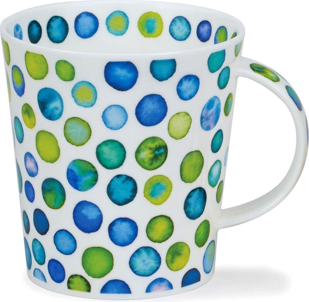 DUNOON Becher Cairngorm Cool Spots 0,48 l Fine Bone China Porzellan 480 ml Tasse