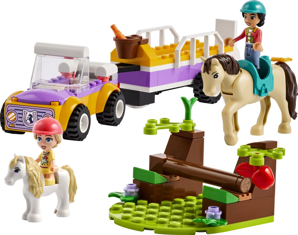 Remorque pour chevaux LEGO Friends avec cheval et poney - Image du produit 