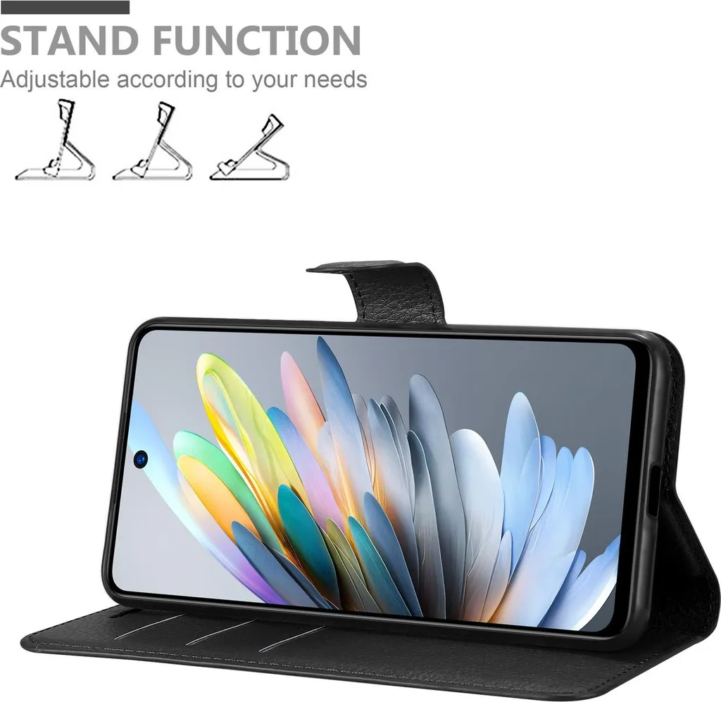 Cover ZTE Blade A75 4G Cadorabo: Stile Phantom Black e Praticità - 2