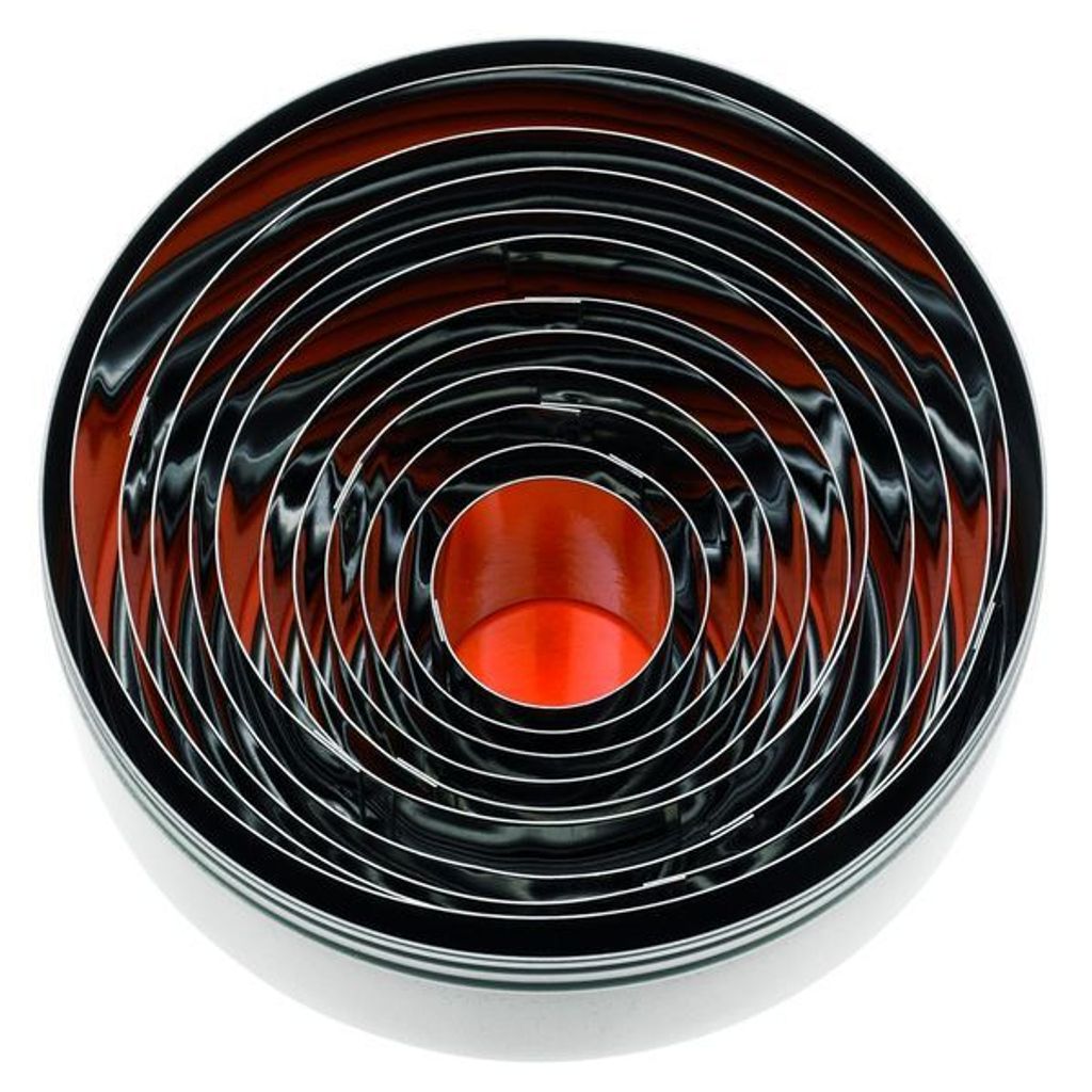 LAUTERJUNG Ausstecher-Set 11-tlg., glatt, rund, in Dose