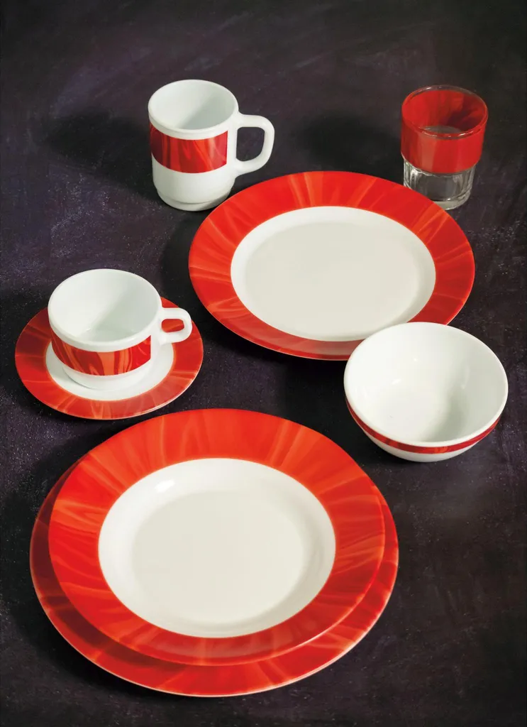 BORMIOLI ROCCO Careware Sottobicchiere da caffè, rosso, ø: 145 mm - 4