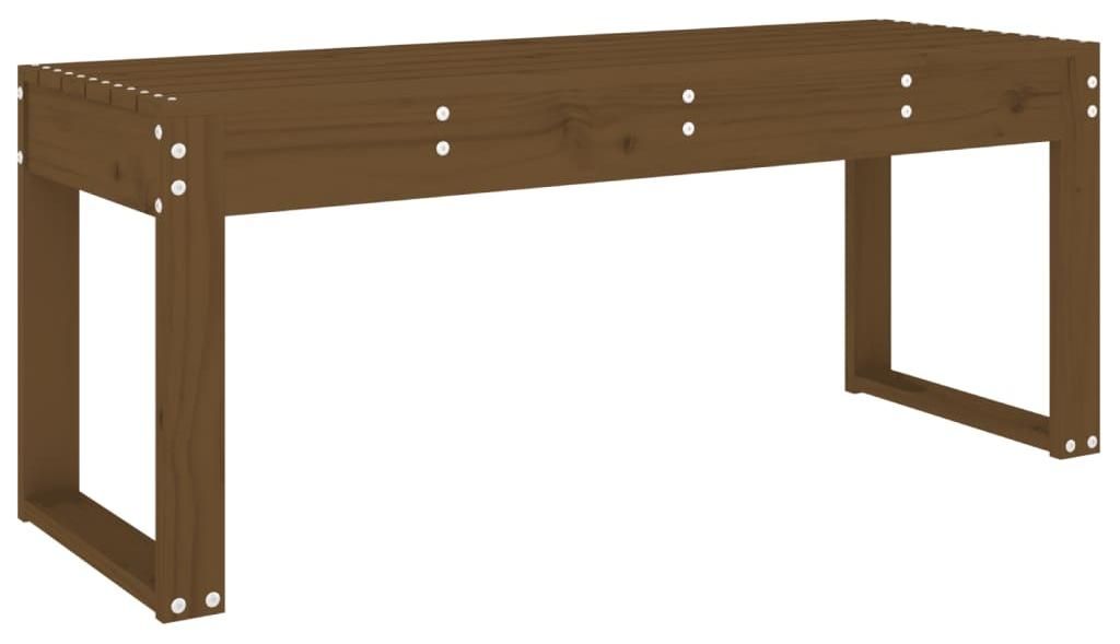 vidaXL Zahradní lavice Honey Brown 110x38x45 cm Masivní Obrázek produktu 