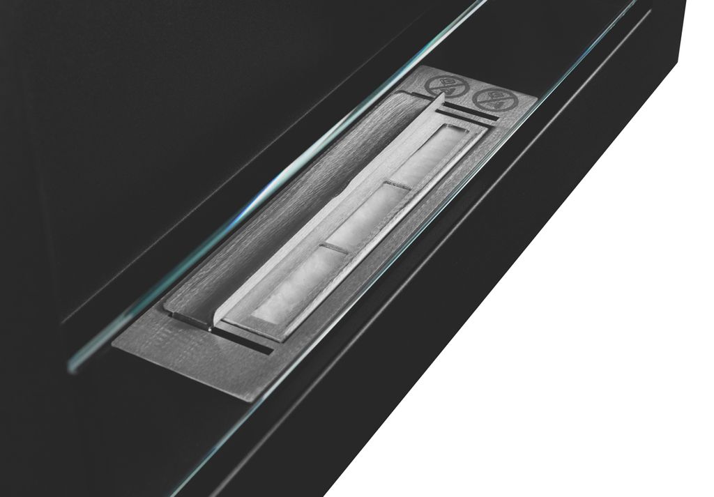 Bioetanolový krb SLIM 650x400mm čierny so sklom. Etanolový Obrázok produktu 9