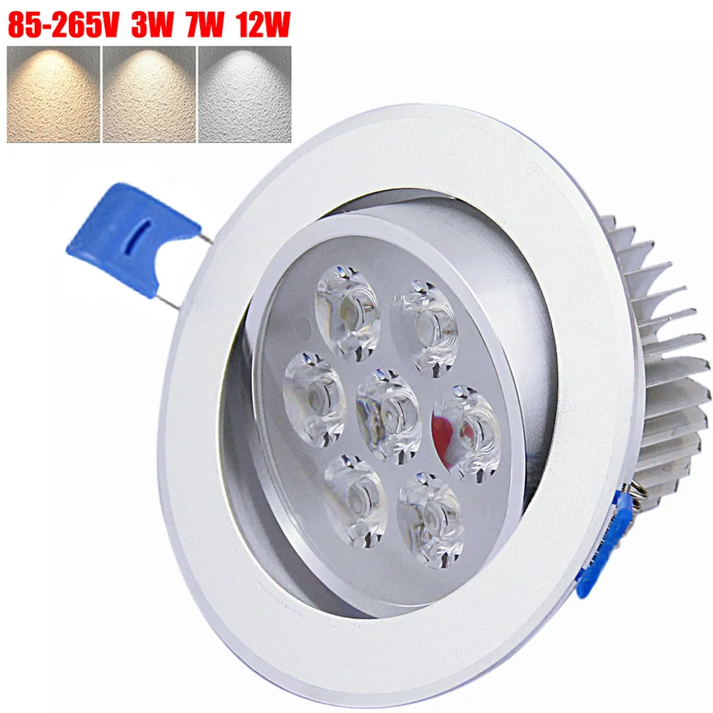 Luci LED Sottopensile Cucina 12W | Faretti Rotondi Bianco Caldo