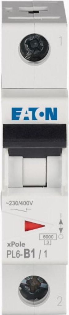 PL6-B1/1 Leitungsschutzschalter 6kA B1A 1P 164740 EATON