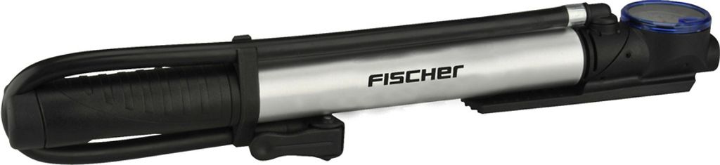 FISCHER Mini-Fahrrad-Standpumpe 2in1 für alle Ventile Produktbild 