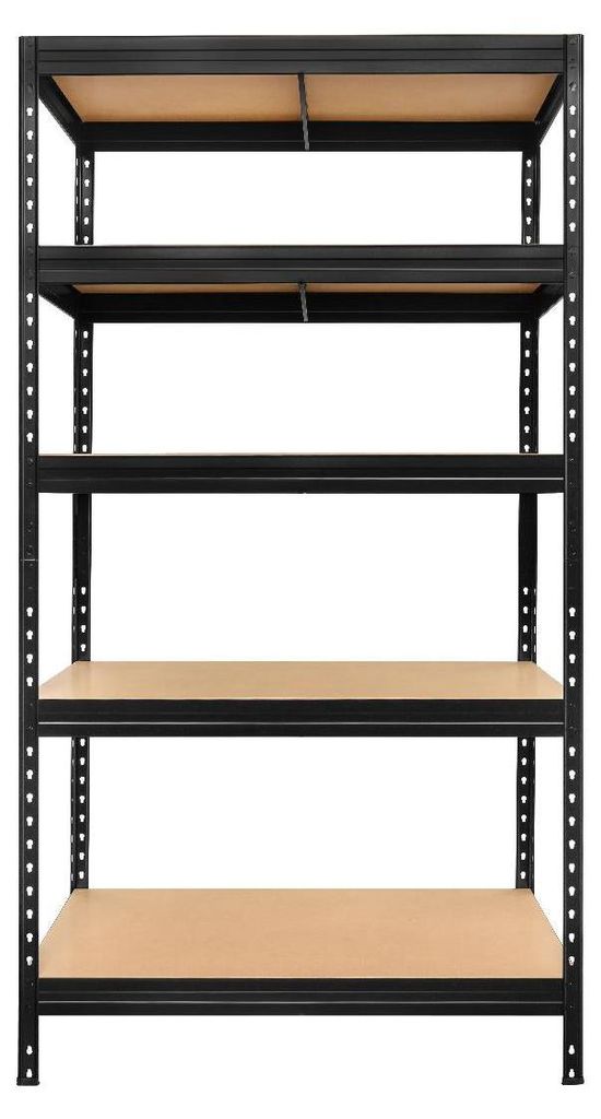 Kovová Regálová Soustava 180X90X45 5X250Kg Černá Obrázek produktu 