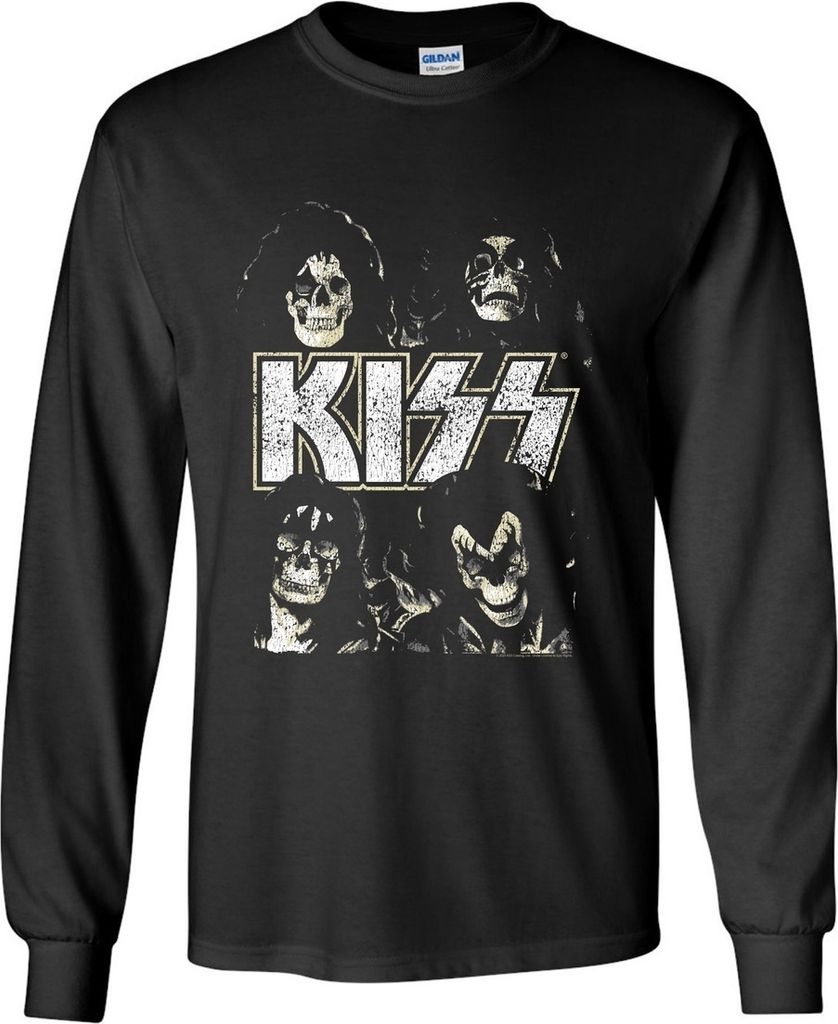Kiss Skulls longsleeve T-Shirt