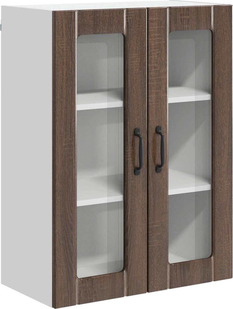 Küchenschrank Braun Eichen-Optik 60 x 31 x 80 cm Holzwerkstoff