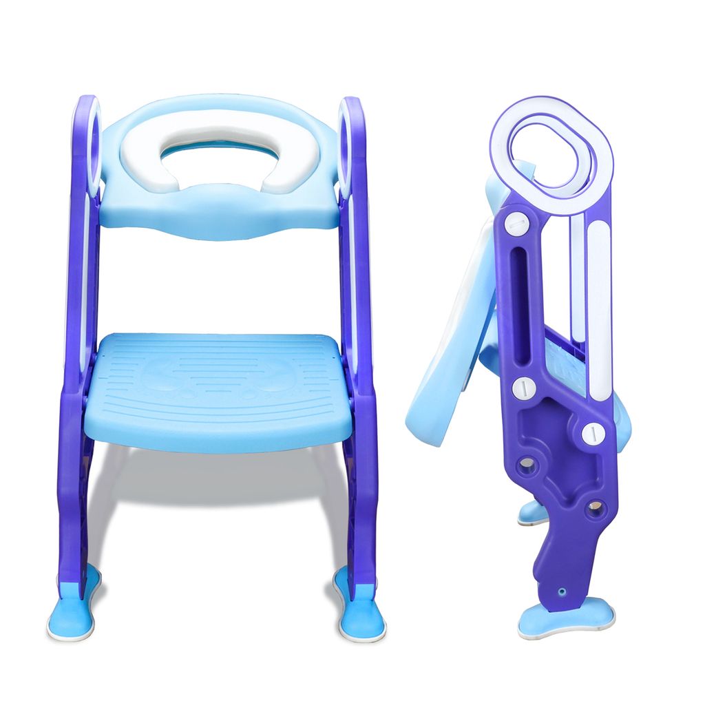Toilettentrainer für 1-7 Kinder Toilettensitz mit Treppe WC Sitz Lerntöpfchen 