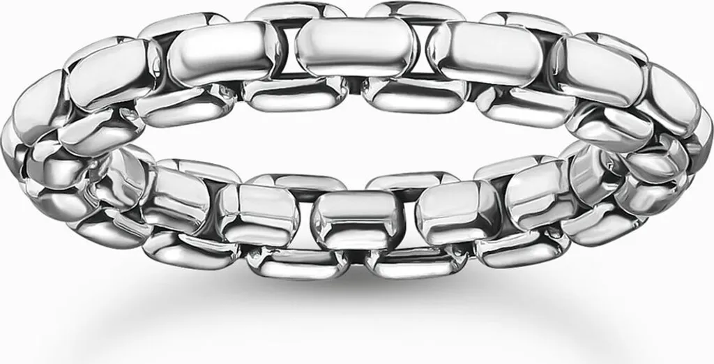 Bague Large en Argent Thomas Sabo Anneau Homme Rebel at Heart Taille 62