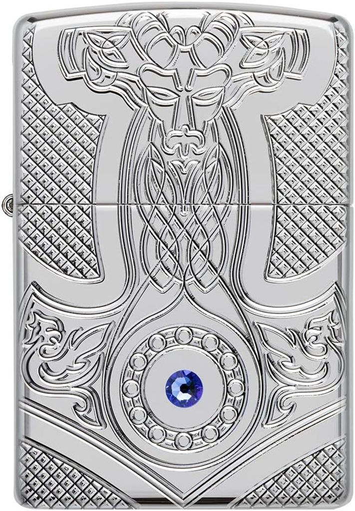 Zapaľovač Zippo 49289 Martello Thor Silver Metal Obrázok produktu 