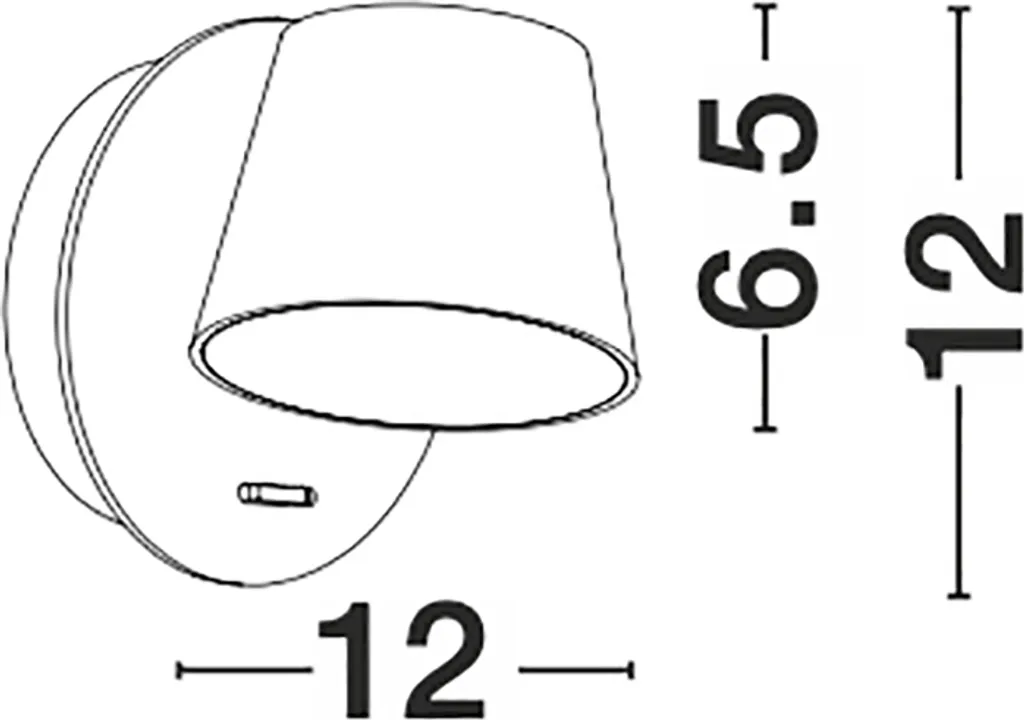 Illuminazione LED 6W Amadeo Nova Luce - Soluzione Parete Contract